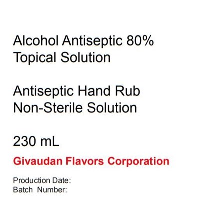 Plastic Bottle Front Label (Hand Sanitizer Front Label)